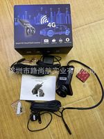 Caméra embarquée K18-4G à 3 objectifs avec GPS, WiFi, DVR et 2 caméras vidéo en direct, suivi par caméra, plateforme CMSV6