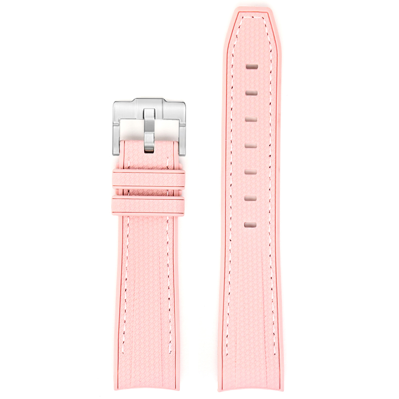 Rose + ligne blanche