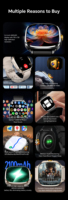 Reloj Inteligente S99 con Red 4G, Android 13, Ranura para Tarjeta SIM, Navegación GPS con IA, Cámara Giratoria de 5MP, Videollamadas Bluetooth