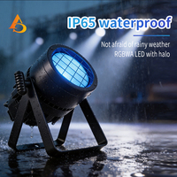 AICPOSE Projecteur LED COB d'extérieur en alliage d'aluminium, étanche IP65, 300W RGBWA, pour éclairage d'audience