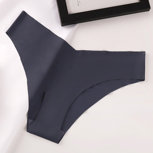 Culottes <span class=keywords><strong>Tanga</strong></span> Femme Sans Couture Taille Basse Qualité Supérieure Nouveau Design Marque Privée Personnalisée - Product Image 4