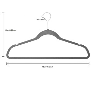 20 Set Fabric Skirt Wholesale Premium Kids <strong>Hanger</strong> Velvet Gold Velvet <strong>Hanger</strong> <strong>Clips</strong> Grey Baby Velvet <strong>Hangers</strong> - Product Image 6