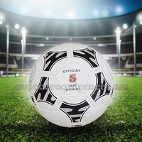 Ballon de football portable de haute qualité de la marque JIALON, logo personnalisé classique, multicolores, vente en gros pour l'entraînement, publicité, imprimé en PVC/PU