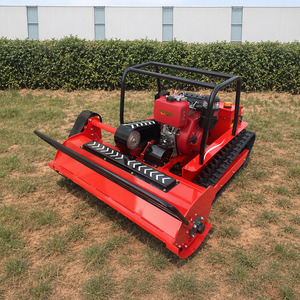 Robot chenillé télécommandé à essence tout-terrain pour la tonte des pentes, des zones humides et le déneigement - Product Image 3