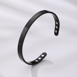Bracelet magnétique facile à porter, plaqué or 18 carats, en acier inoxydable, résistant à la rouille, imperméable, sans ternissement, <span class=keywords><strong>bijoux</strong></span> unisexes tendance - Product Image 5