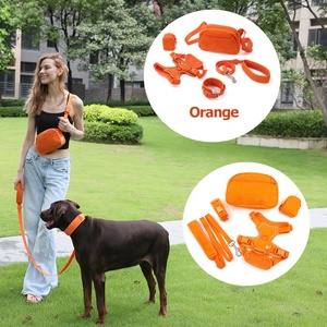 Novedades 2024: Conjunto <span class=keywords><strong>de</strong></span> Correa y Collar <span class=keywords><strong>de</strong></span> Pana para Perro, Arnés Personalizado para Perro, Riñonera Clásica para Pasear Perros con Dispensador <span class=keywords><strong>de</strong></span> Bolsas para Excrementos - Product Image 3