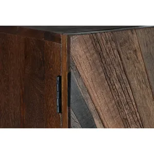 ARMARIO DE MADERA RECICLADA 45X90X180 2 PUERTAS - Product Image 5