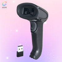 Escáner de Código de Barras Inalámbrico 2D AIXW de Buena Calidad, Conexión a Tablet PC y Teléfono