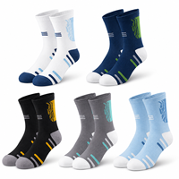 Chaussettes de sport en coton pour jeunes garçons, respirantes, anti-odeurs, légères, pour la course à pied, pour les étudiants, printemps-été