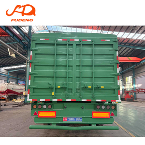 बाड़ कार्गो ट्रेलर <span class=keywords><strong>6</strong></span> अक्षल्स भारी शुल्क उच्च रेलिंग स्टील एंटी स्लिप फ्लोर सेमी ट्रेलर - Product Image 4