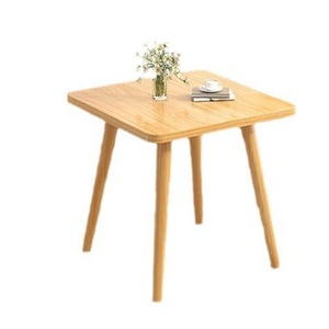 Simple <b>Square</b> Wooden <b>Coffee</b> <b>Table</b> 60Cm Durable For Home Living Room Bedroom Balcony Use - Product Image 5
