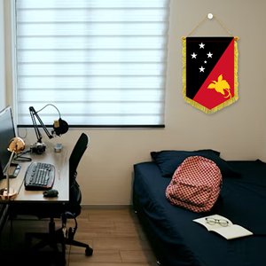 Mini 20x30cm Pennant Car Flags Papua New Guinea Wall Decor Display Accessories <b>Small</b> <b>Ornaments</b> for Hanging - Product Image 2