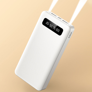 Wholesal Caricatore 2 Uscita Usb 20000 Banca di Potere Display Digitale <span class=keywords><strong>20.000</strong></span> mAh Tipo C Powerbank Con Doppio Led Torcia - Product Image 1