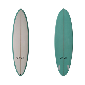 Planche de surf en fibre de verre PU de haute qualité en gros avec 3 ailerons simples, taille et couleur personnalisables, modèle SR-PU-S27 - Product Image 1
