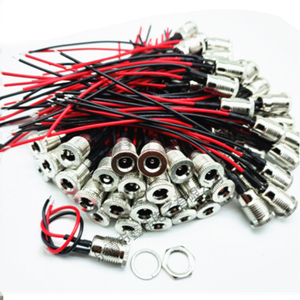 Conector de Alimentación CC Mini DC-099, Conector Hembra Roscado de 5.5 x 2.1 mm para Montaje en Panel con Cable - Product Image 5