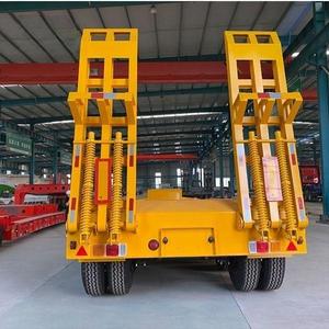 รถกึ่งพ่วงแบบ Lowboy ยี่ห้อ HSTAR ปี 2025 มือสอง สภาพเหมือนใหม่ 3 เพลา 40 ฟุต โครงเหล็ก รับน้ำหนัก 64 ตัน แบบ Gooseneck สำหรับงานหนัก พร้อมเครื่องตัก - Product Image 6