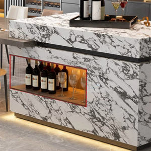 Isola <span class=keywords><strong>Cucina</strong></span> Minimalista con Illuminazione LED e Spazio di Archiviazione Nascosto per Cucine Open Space - Product Image 6