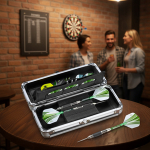Estuche de Dardos de Aluminio Simple, Reutilizable <span class=keywords><strong>y</strong></span> a Prueba de Olores, con Capacidad para 3 Dardos de Acero/Punta Blanda, Bolsillos Integrados, Gran Capacidad <span class=keywords><strong>y</strong></span> Durabilidad - Product Image 6