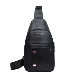 <span class=keywords><strong>Sac</strong></span> <span class=keywords><strong>de</strong></span> poitrine minimaliste <span class=keywords><strong>pour</strong></span> <span class=keywords><strong>homme</strong></span> <span class=keywords><strong>en</strong></span> <span class=keywords><strong>cuir</strong></span> PU imperméable, toutes saisons, <span class=keywords><strong>pour</strong></span> l'extérieur, <span class=keywords><strong>sac</strong></span> bandoulière personnalisé avec logo - Product Image 2
