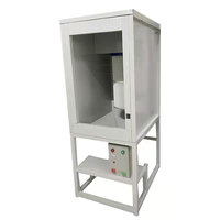 2025 nouvelle armoire de pulvérisation de poudre manuelle promue système d'équipement de peinture de bateau four de cabine de revêtement de poudre