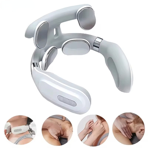 Masajeador de cuello calentado de amasado de impulso de Venta caliente masajeador de cuello de espalda Shiatsu eléctrico de tejido profundo para aliviar el dolor - Product Image 2