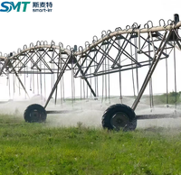 Équipement d'irrigation agricole d'occasion : Système d'arrosage linéaire pivotant électrique pour terres agricoles avec pompe à engrenages et télécommande