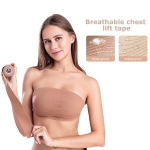 Cinta profesional para levantar senos, sujeción fuerte, cinta para senos de talla grande para senos grandes, Color desnudo, Invisible debajo de la ropa - Product Image 5