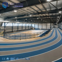 Edificio Prefabricado de Acero para Cancha de Baloncesto Interior, Gran Espacio, Instalación Rápida
