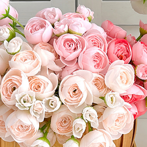 ดอกบัวปลอมขนาดเล็กสไตล์อินส์สำหรับช่อดอกไม้งานแต่งงาน ตกแต่งบ้านเรียบง่ายสดชื่น ของตกแต่งกลางโต๊ะในจีน - Product Image 3