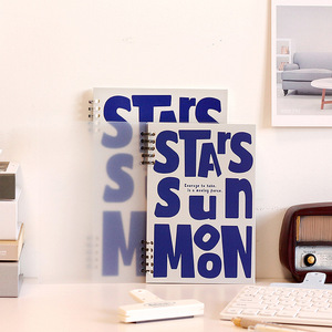 Trong suốt <span class=keywords><strong>PP</strong></span> Bìa mềm Chất kết dính máy tính xách tay A5 xoắn ốc máy tính xách tay Tạp Chí Văn phòng <span class=keywords><strong>notepad</strong></span> rõ ràng không thấm nước Máy tính xách tay cho sinh viên - Product Image 4