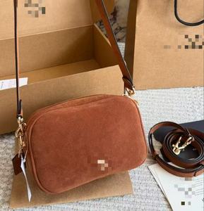 Elegant Brown <b>Camera</b> <b>Bag</b> Crossbody Shoulder Handbag Adjustable Strap Metal Hardware Daily Commute Casual Purse - Product Image 1