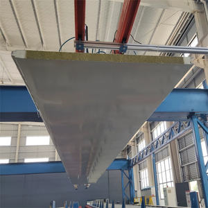 <span class=keywords><strong>Panneau</strong></span> mural et <span class=keywords><strong>de</strong></span> toiture en acier sandwich en <span class=keywords><strong>laine</strong></span> <span class=keywords><strong>de</strong></span> <span class=keywords><strong>roche</strong></span> ignifuge <span class=keywords><strong>de</strong></span> qualité B <span class=keywords><strong>avec</strong></span> un design moderne résistant à l'eau - Product Image 2