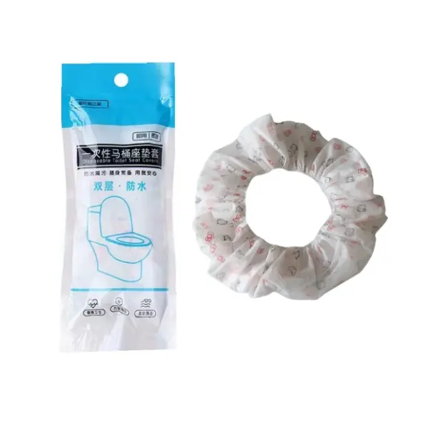 Portable Travel Disposable Toilet Seat Cover Double-Deck Thickened Disposable Waterproof Toilet Cover