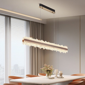 温馨浪漫玫瑰金卧室客厅吊灯个性化亚克力餐厅酒吧吊灯 - Product Image 1