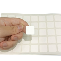 Autocollants personnalisés Étiquettes thermiques vierges adhésives découpées Autocollant d'étiquette thermique blanc personnalisé