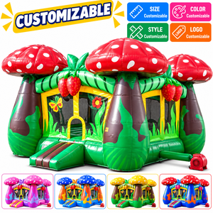 <span class=keywords><strong>Château</strong></span> gonflable commercial Ceyu en forme de champignon, aire de jeux intérieure pour enfants, centre de jeux, jardin botanique, vente en gros - Product Image 2