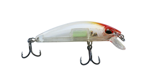 Leurres de pêche coulants ABS Minnow 7cm 10.4g, appâts durs artificiels avec hameçons Mustad, corps lumineux, billes sonores, taux de capture élevé - Product Image 4