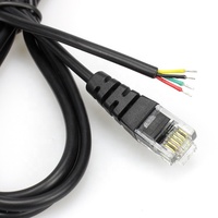 Cable de extensión de cable abierto RJ11 6P4C personalizado | Convertidor de línea telefónica de módem ADSL | Cableado blindado de grado industrial