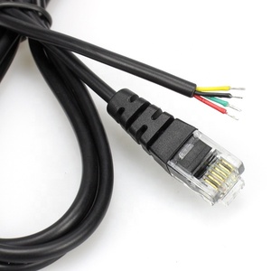 Câble d'extension personnalisé 6P4C RJ11 vers fil ouvert | Convertisseur de ligne téléphonique modem <span class=keywords><strong>ADSL</strong></span> | Câblage blindé de qualité industrielle - Product Image 6