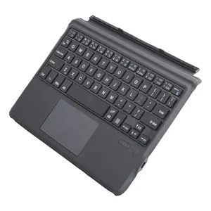 Oplaadbare Super Fiber Ultra-Dunne Blue Tooth Draadloze Toetsenbord Met Touchpad Voor Micro Oppervlak Gaan Tablet