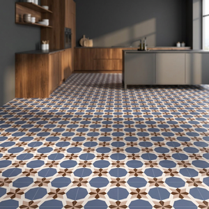 Carreaux de céramique modernes marocains émaillés 300x300mm, carreaux décoratifs pour sols et murs, pour usage intérieur, salle de bain, école, villa - Product Image 1