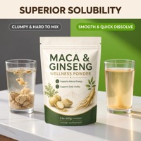 Bubuk Maca dengan Ginseng & Ekstrak Akar Maca Suplemen Herbal untuk Energi Alami, Vitalitas & Dukungan Kesehatan Harian