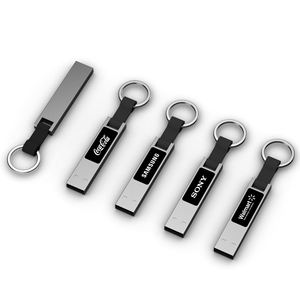 Clé USB en métal avec cordon, personnalisable avec logo, USB 2.0 et 3.0, clé USB en gros, cadeau d'entreprise, clé mémoire - Product Image 3