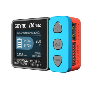 SKYRC B6neo Smart Charger MCUDC200W PD80W Dual Channel Arm Cortex-M4 10A Charge Current XT60 USB Type-C for <b>RC</b> Charging - Product Image 1