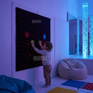 Luces Sensoriales de Fibra Óptica LED con Seguimiento Visual, Paquetes Sensoriales de Exploración Táctil, Cascadas de Pared Relajantes para Autismo - Product Image 4