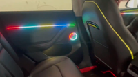 Kit d'éclairage d'ambiance intérieur LED Symphony 256 couleurs pour Tesla Model 3/Y 2021-2023 - Bande lumineuse d'atmosphère