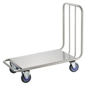 Carrello Ospedaliero in Acciaio Inox 470 S con Piattaforma e Ruote per Uso Medico - Product Image 1