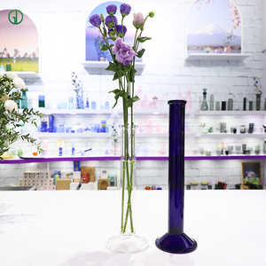 आधुनिक कलात्मक लंबा स्पष्ट रंग बोरोसिलिकेट ग्लास सिलेंडर <span class=keywords><strong>vase</strong></span> फूलों के लिए टेबलटॉप उपयोग हाइड्रोपोनिक शादी घर सजावट - Product Image 6