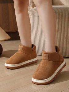 Nouvelles pantoufles en fourrure pour femmes avec semelle en PVC, en daim synthétique, pantoufles de créateur pour femmes, en promotion - Product Image 4