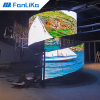 Módulo LED Flexible para Interiores, Pantalla Curva SMD RGB a Todo Color para Salón de Exposiciones, Pantalla Publicitaria Creativa, OEM SDK